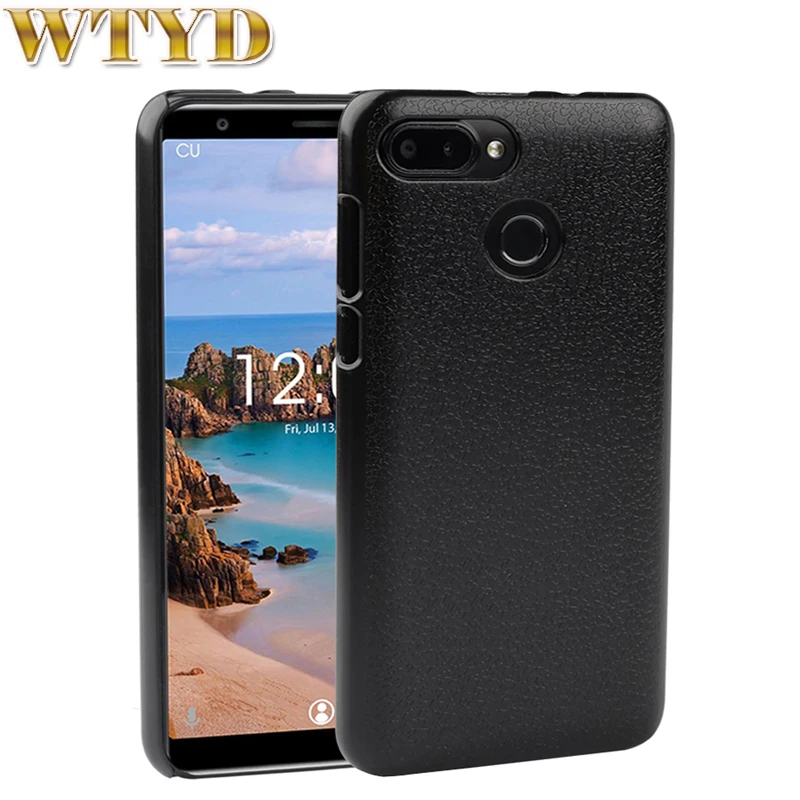 Чехол накладка OCUBE с текстурой личи для Oukitel C11 / Pro|Бамперы| |