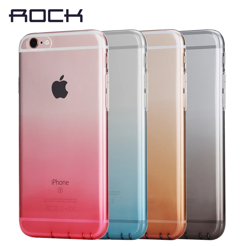 Чехол Rock для iphone 6s plus 6 чехол градиентного цвета Роскошный телефона с защитой от