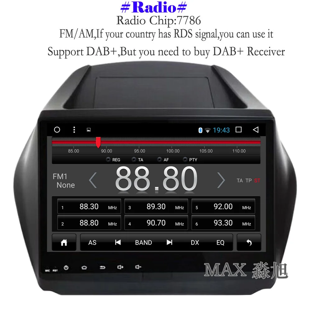 MAX 2G 32G Android 8.1.0 Автомобильный DVD плеер для Hyundai Tucson IX35 2009-2015 автомобильное радио RDS