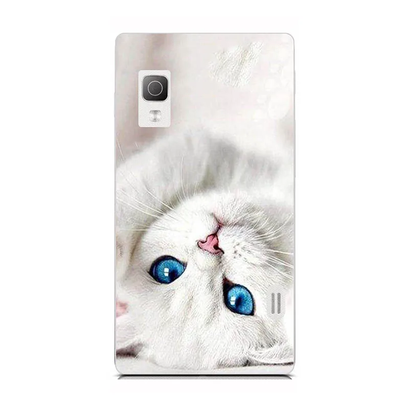 M58 Чехол Funda для LG L5II L5 II 2 E455 L5ii E 455 жесткий пластиковый чехол для LG L5ii принт милые животные чехлы для телефонов с изображением цветов - Цвет: M58