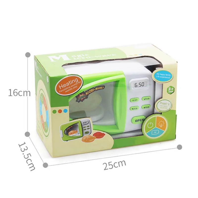 

Children Kitchenware Microwave oven Toy Baby Kitchen Pretend Play Home Appliances Oven Machine Simulation Early educational toy