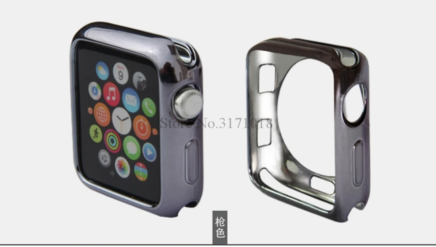 Ультра-тонкий мягкий ТПУ ремешок для часов чехол для Apple Watch серии 1/2/3/4/5 40 мм 44 крышка чехол бампер Shell для наручных часов iWatch, чехол s 38 мм 42 мм