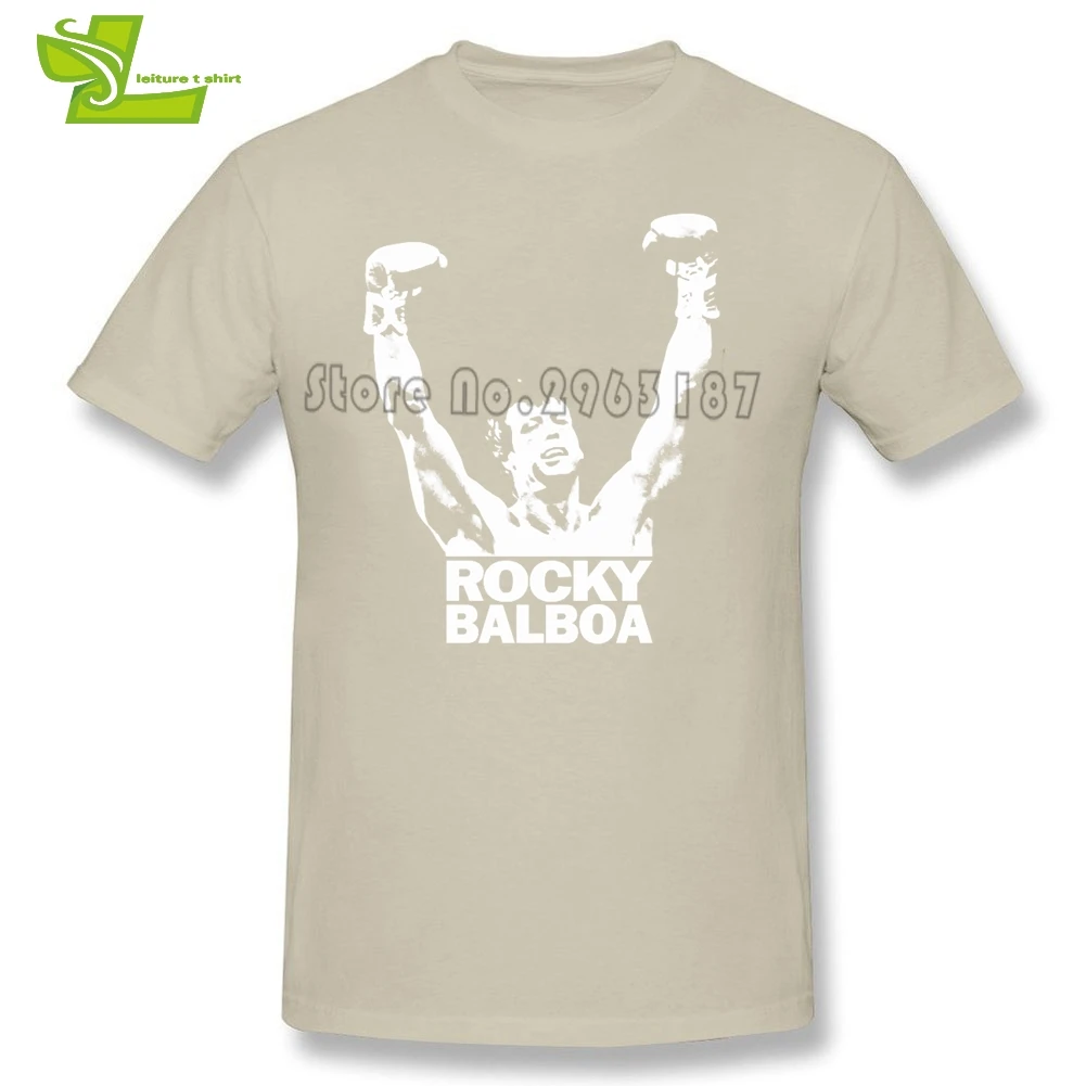 Rocky Balboa Футболка мужская летняя 100% хлопковая Клубная новейшая футболка оверсайз
