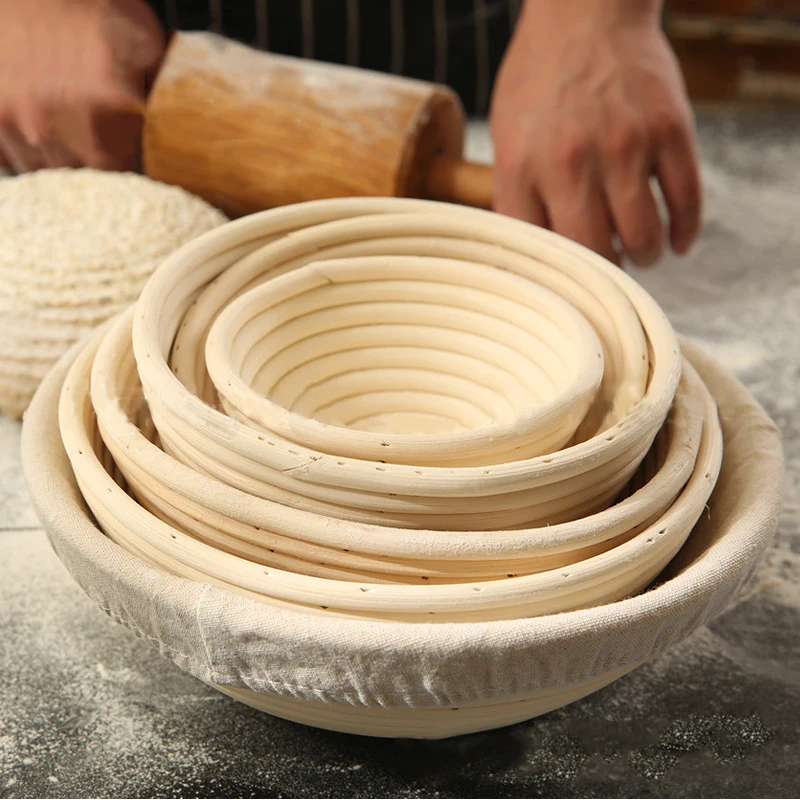 WOWCC ротанговая корзина для брожения 1 шт. различные формы|round banneton|banneton brotformrattan basket