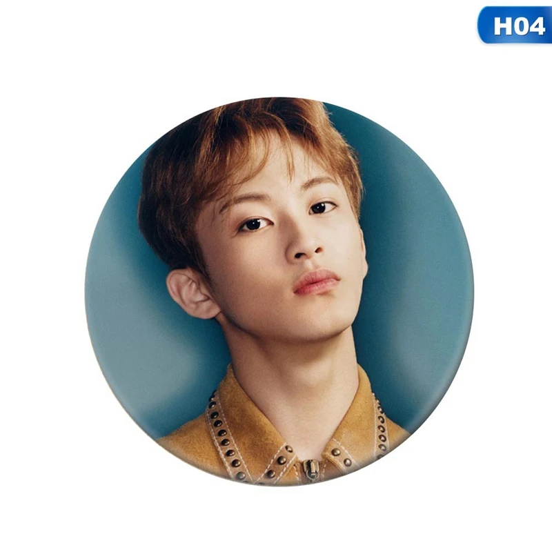 4 Корейская KPOP NCT NCT127 цепь альбом брошь, значок на булавке аксессуары для одежды шляпа украшение для рюкзака - Окраска металла: 4