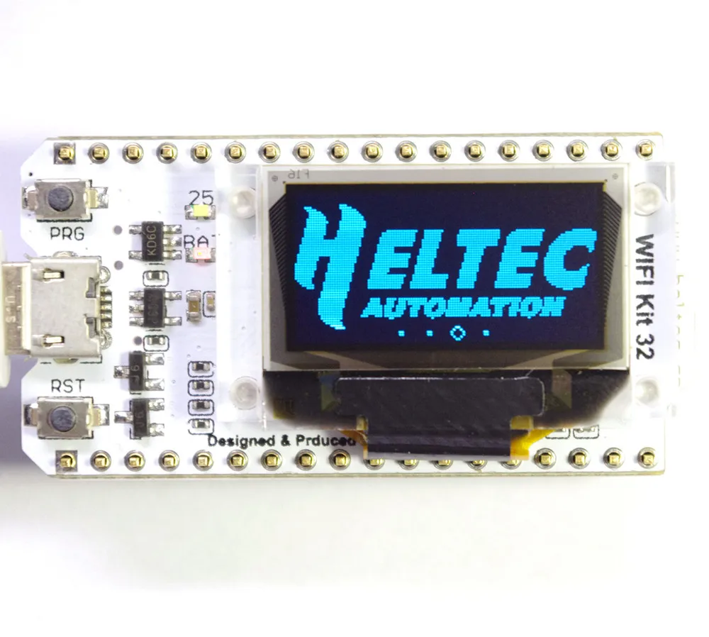 Макетная плата Wi Fi ESP32 0 96 дюйма синий OLED дисплей Bluetooth Интернет вещей для