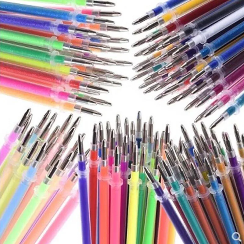 12 цветов флуоресцентные стержни для письма разных стержень ручки школьные