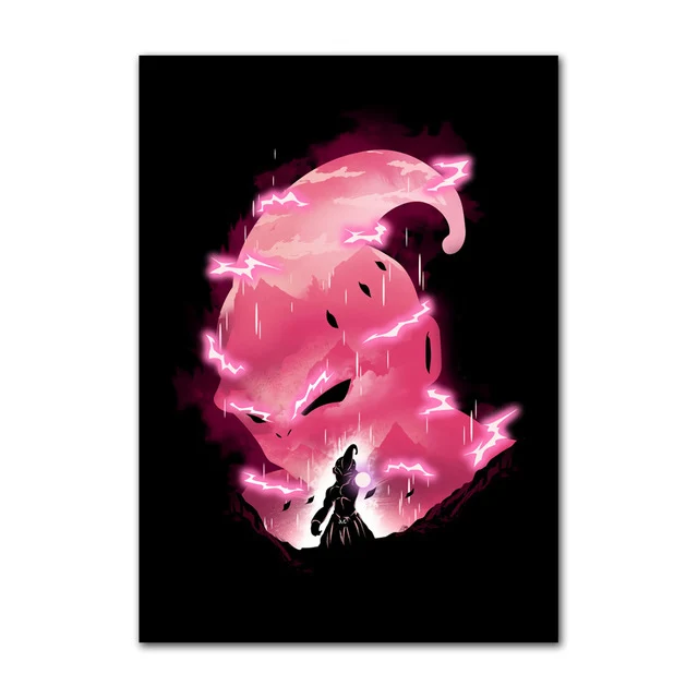 YN2784-02 Картина из 3 частей картины Nordic Dragon Ball с изображением супер вегеты сын картины на стену печатных модульная плакат для гостиная - Цвет: YN2784-02