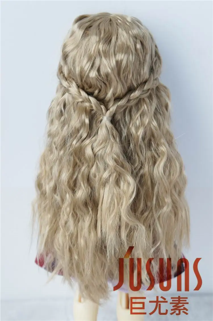 JD119 1/12 1/8 1/6 BJD кукольные парики Длинные Принцесса кудрявый парик Размер 4-5 дюймов 5-6 дюймов 6-7 дюймов синтетический мохеровый парик аксессуары для кукол