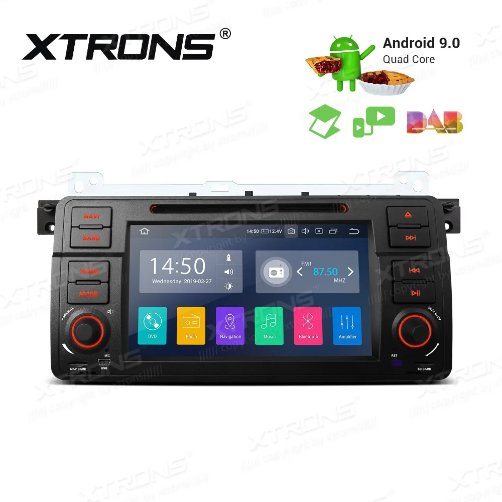 XTRONS Android 9 0 автомобильный DVD стерео проигрыватель для BMW E46 M3 2000 2001 2002 2003 2004 2005 2006 Rover