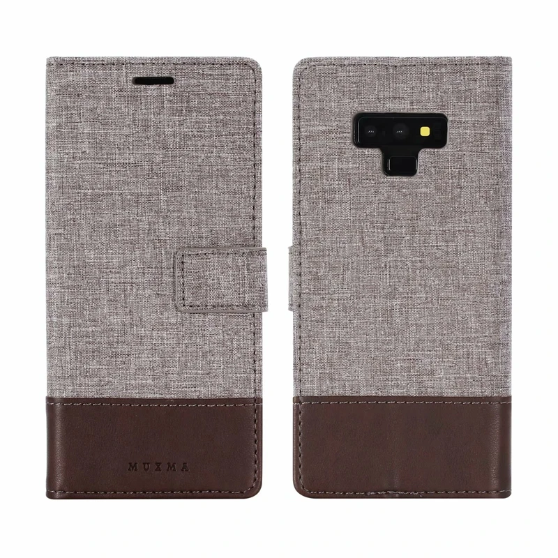 Canvas Leather Case For Samsung Galaxy A3 A5 A7 A6 A8 Plus J8 J2 C5 C7 C9 Pro S7 Edge S8 S9 Note 8 9 PU Cover |