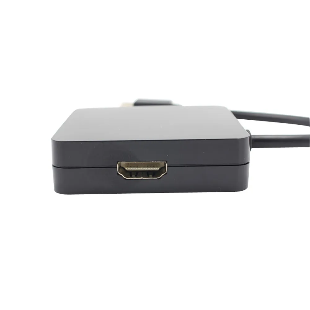 3 в 1 мини дисплей DP Thunderbolt к DVI адаптер VGA HDMI кабель для MacBook насос Белый Черный 5 14| |