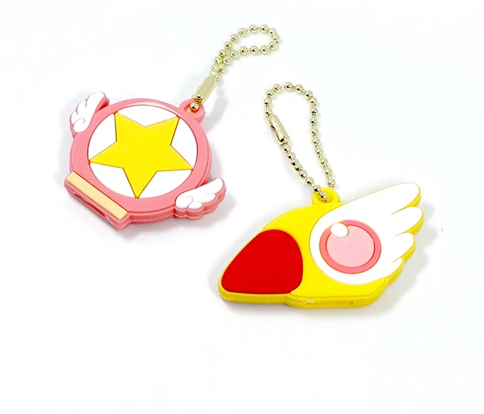 Card Captor SAKURA аксессуары для косплея резиновой крышки Бесплатная доставка |