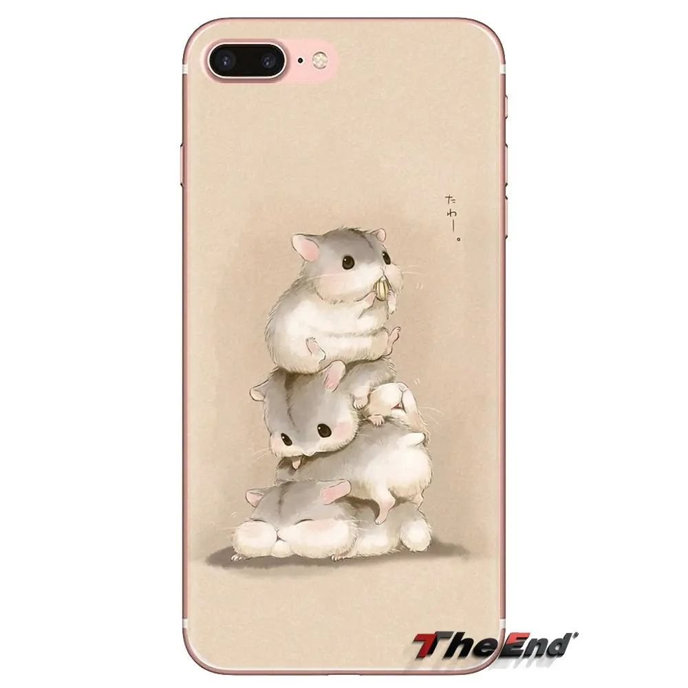 Прозрачные мягкие чехлы для Xiaomi Redmi 4A S2 Note 3 3S 4 4X 5 Plus 6 7 6A Pro Pocophone F1 Rabbit mouse хомяк |