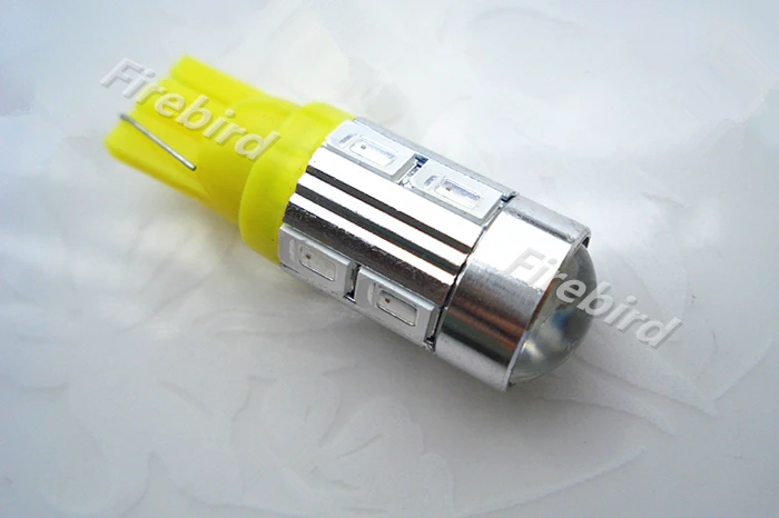 2 x T10/W5W/194 5630 10SMD со светодиодными линзами белые синие красные зеленые желтые