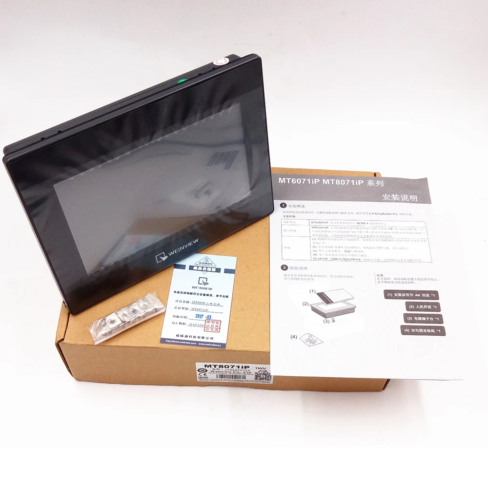 

Weinview 7 дюймов HMI Сенсорный экран MT8071IP Ethernet USB хост Сенсорная панель HMI (замена TK8070IH5) с программным обеспечением