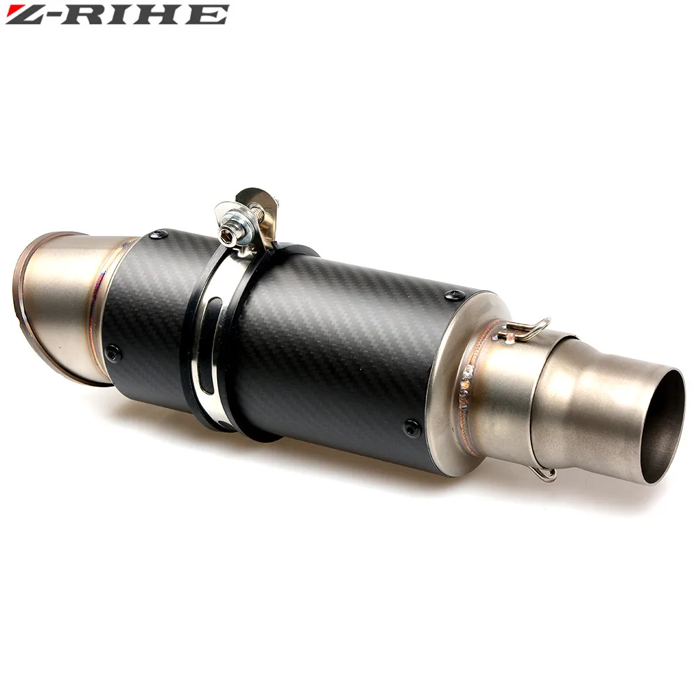 063 51MM muffler 51-61 мм мотоцикл выхлопной глушитель выхлопной Escape для yamaha YZF R6 1999 2000 2001 2002 2003 2004 2005 2007 - Цвет: 063 51MM muffler