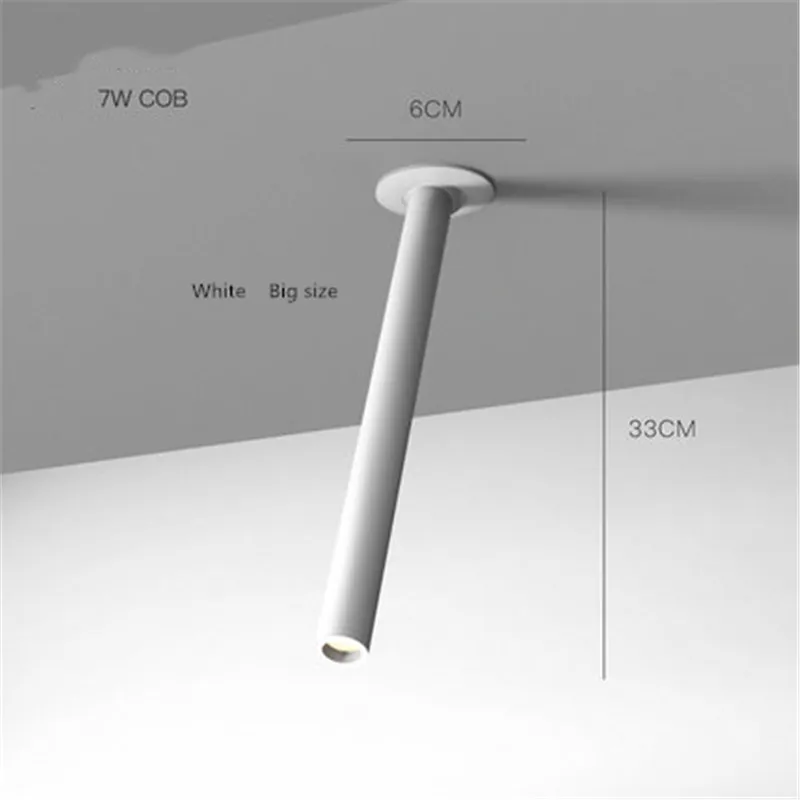 

Industrial Wind Track Light Simple Modern Corridor Living Room Porch Clothing Store LED Concealed Ceiling Type Spotlight