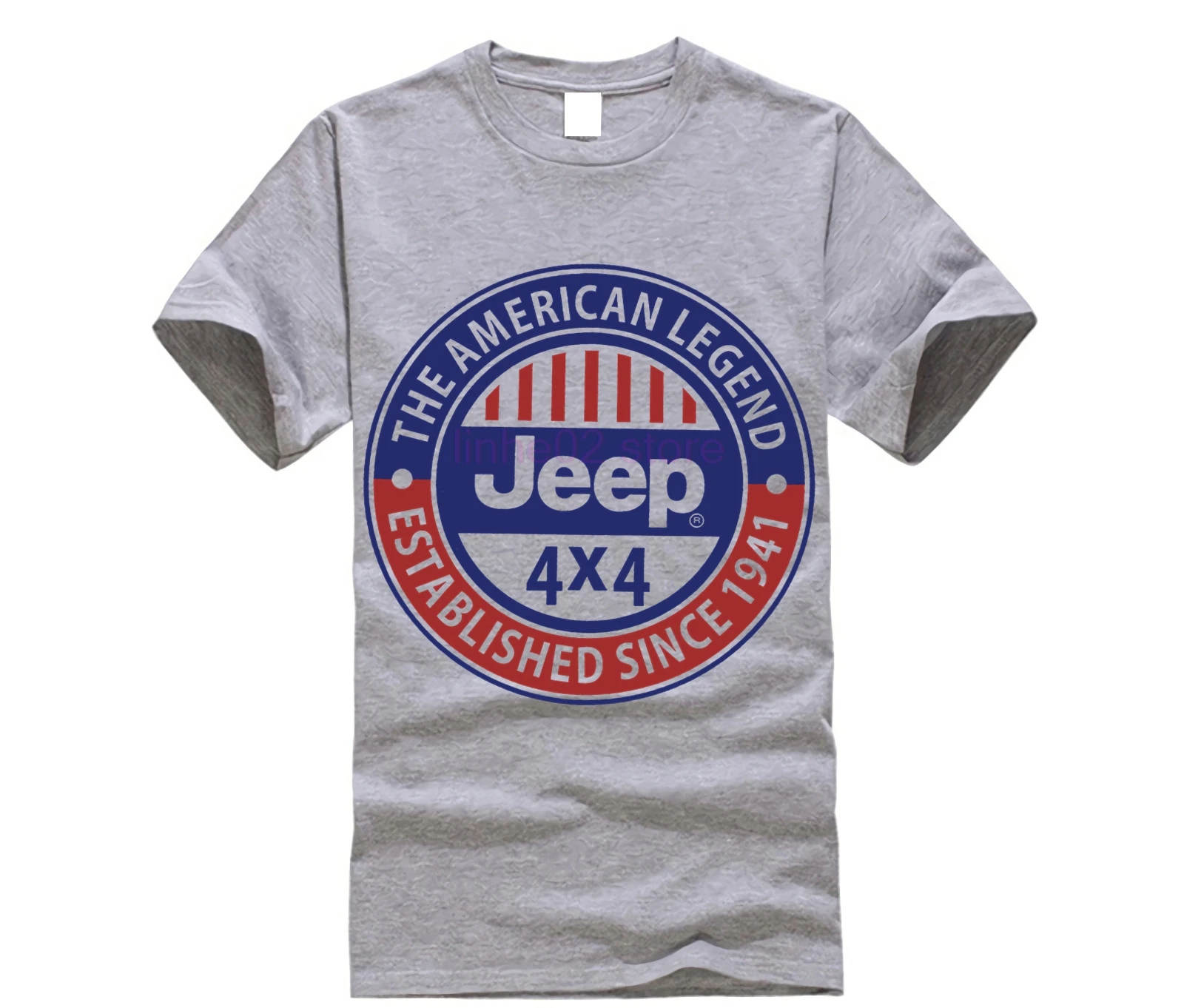 2019 Новая летняя тонкая футболка OS gear Jeep Американская Легенда с 1941 красный белый