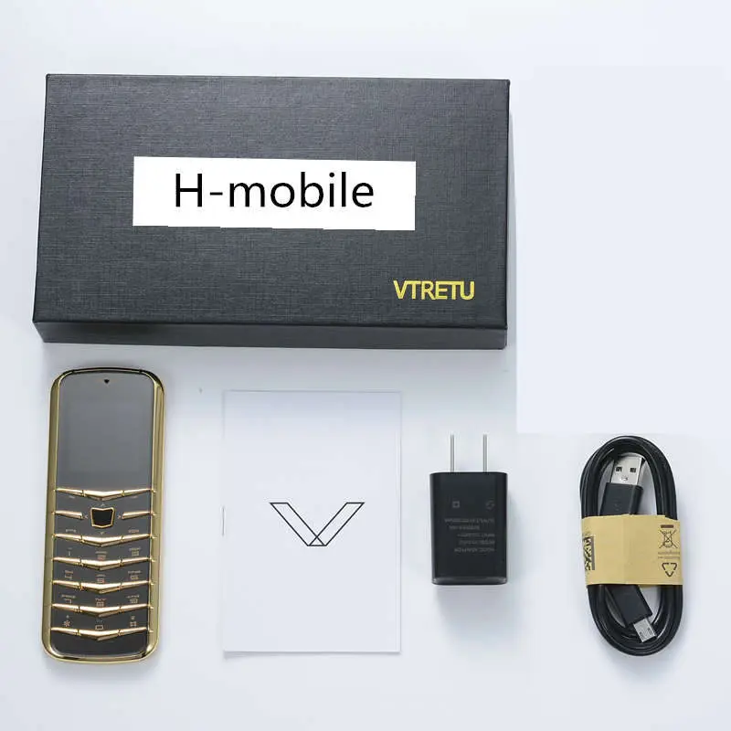 Старшие металлические тела сотовый телефон dual sim Металл роскошный ключ Мини