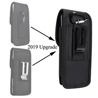 mobile phone waist bag hook loop holster pouch belt cover case for iphone 13 12 mini 11 pro x xr xs max note 10 plus