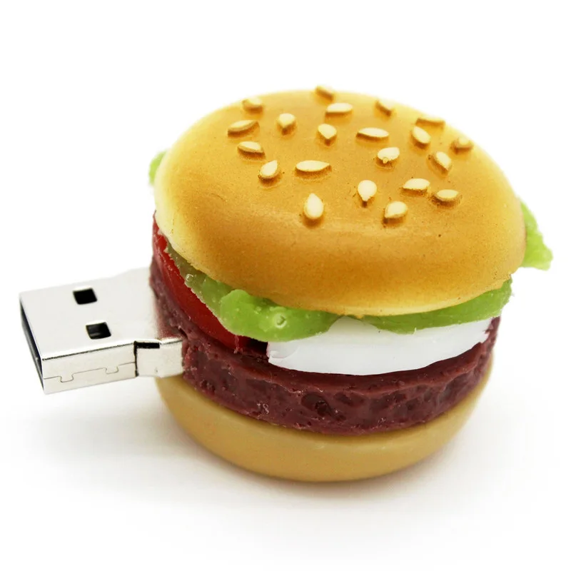 D Kdata Hambugar Burger еда серия Usb флеш-накопитель креативный суши флеш-накопитель 4gb 8gb 16gb 32gb Memoria Usb Подарочная игрушка - Цвет: D