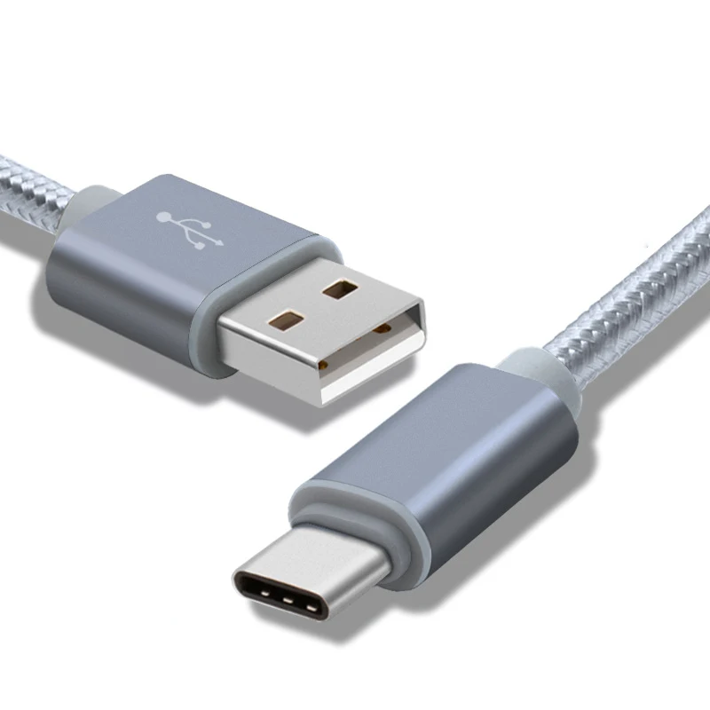 Серый USB 3,1 type C кабель для синхронизации данных и зарядки для Asus ZenPad Z582KL для Smartisan U1 Pro JianGuo Pro, Nuts Pro кабель для зарядки - Цвет: Серый