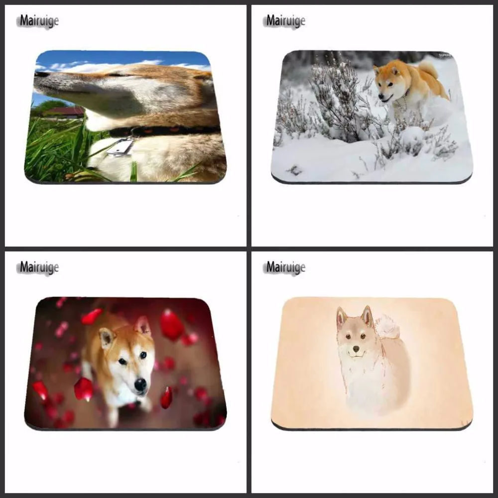 

New Arrivals Mairuige Luxury Printing Animals Foxes Snow Best Game Custom Mousepads Rubber Pad 18*22cm and 25*29cm Mouse Mats