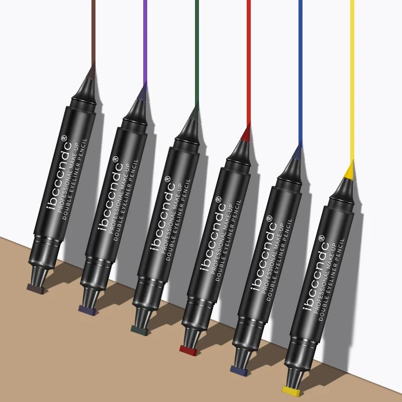 Водостойкий карандаш для подводки глаз водостойкий жидкий с двумя контурными