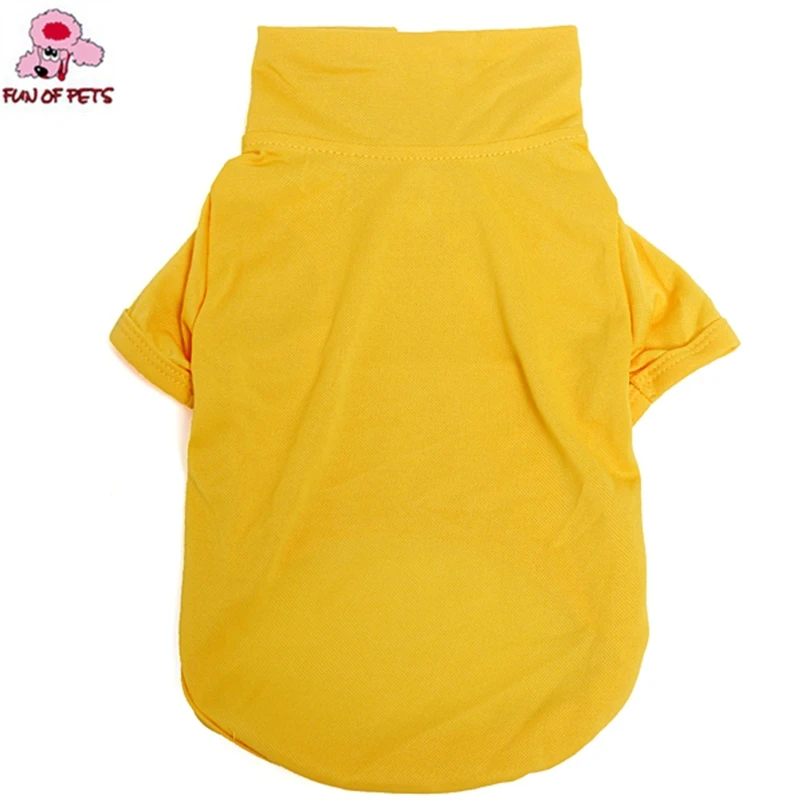 Лидер продаж 2017 Милый Летний ошейник для собак футболка поло щенков одежда