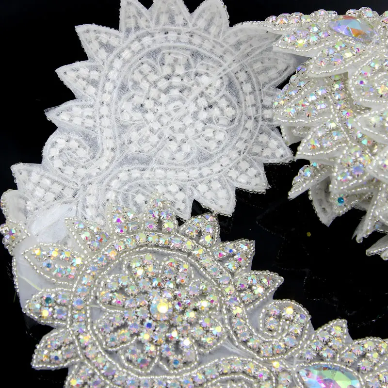 1 ярд Горячая фиксация горный хрусталь для отделки аппликации DIY ремесло