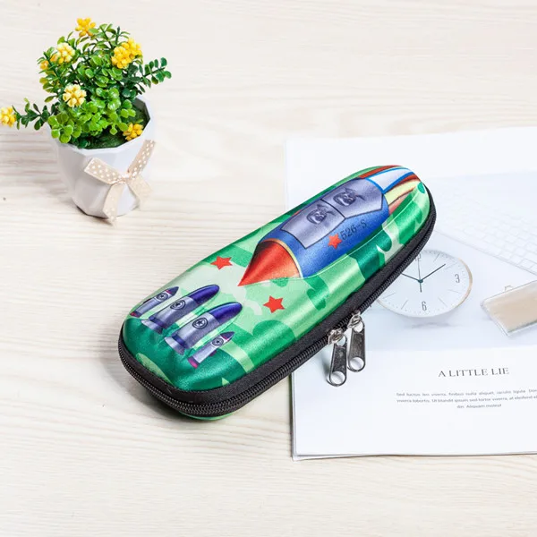 I Автомобильный Карандаш Чехол Единорог пенал Kawaii estuche escolar большие школьные принадлежности пенал kalem kutusu - Цвет: I