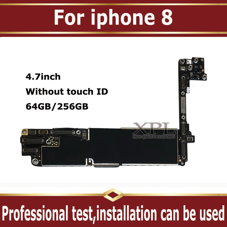 Бесплатная материнская плата iCloud для iPhone 8 без Touch ID оригинальная