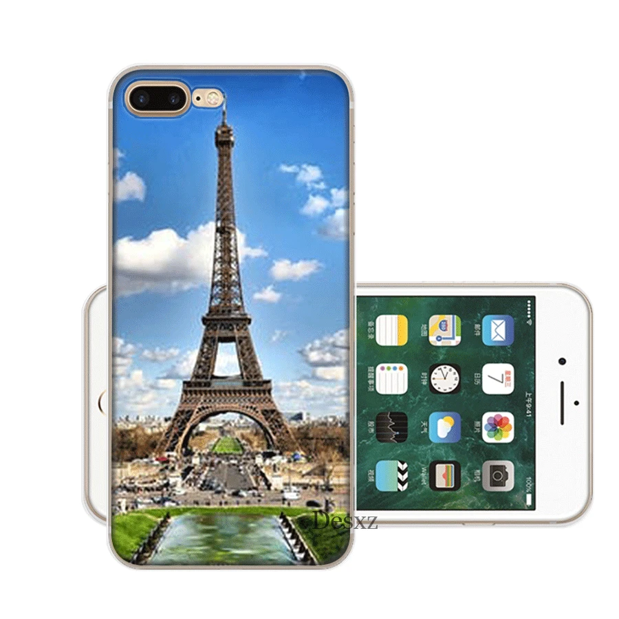 Eiffel Tower Mobile Phone Case for iPhone 7 8 6 6s Plus 11 Pro X XS Max XR 5 5S SE Cover |