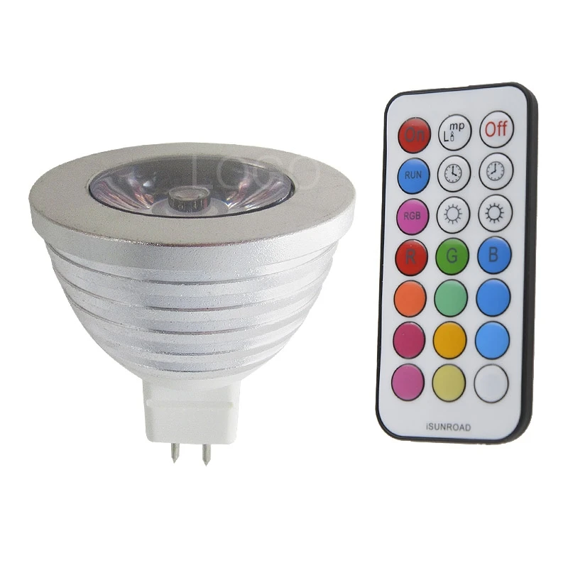 Новинка светодиодная RGB лампа 3 Вт GU10 85 265 в точечный светильник разноцветный с