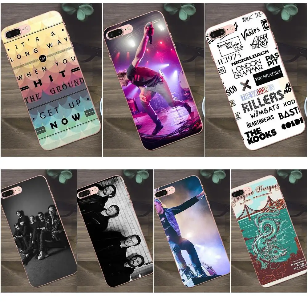 Рок Группа Bixedx Imagine Dragons для Apple iPhone 4 5 5C SE 6 6S 7 8 Plus X Galaxy A3 A5 J1 J2 J3 J5 J7 2017|Бамперы| |