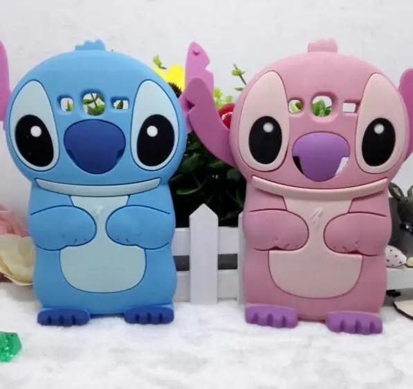 3D Смазливая Мультфильм Стежка Силиконовый Чехол для Fundas Samsung Galaxy Grand Neo Plus I9060i I9060 GT