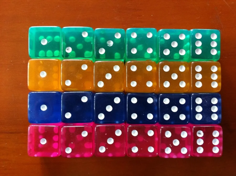 6 шт./компл. 19 мм квадратные углы Прозрачные Кубики #19 экспорт|transparent dice|dice transparentdice