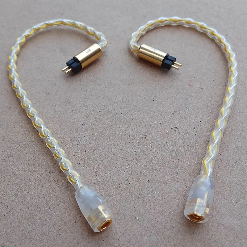 MMCX Женский 0 78 мм 2 pin IM04 IE80 A2DC Мужской наушник гарнитура кабель адаптер для shure SE215