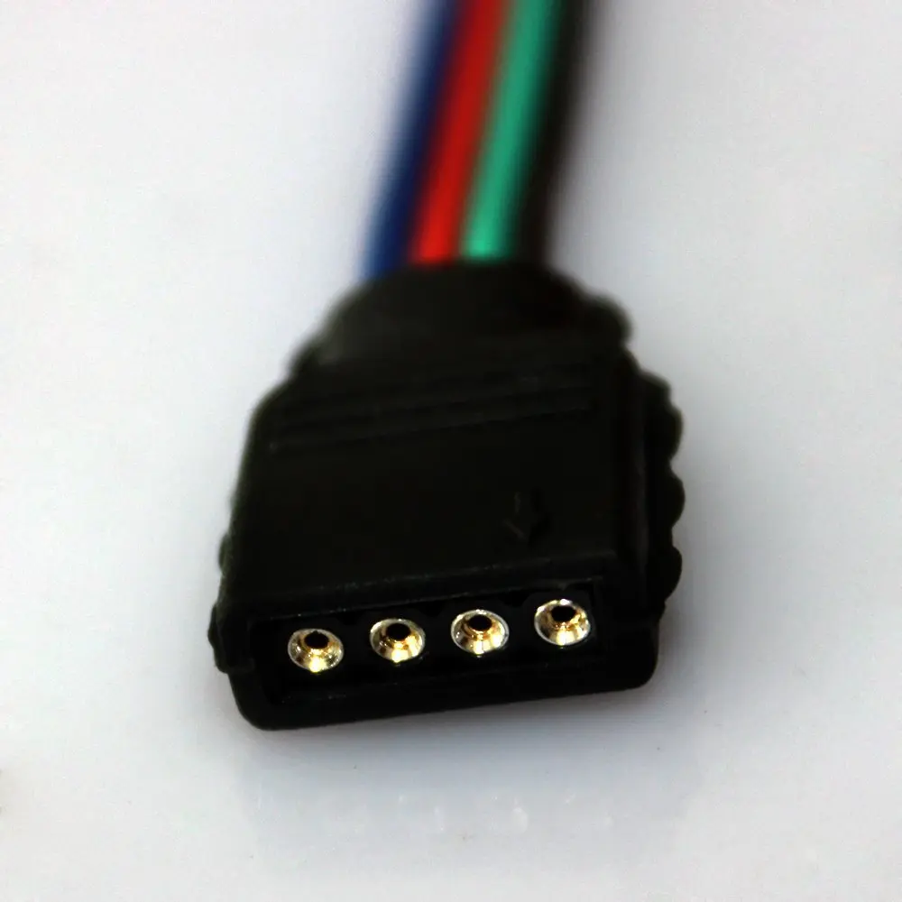 10pcs/lot 10cm RGB 4pin female connect wires for led strip 4 pin cable LED Controller | Освещение
