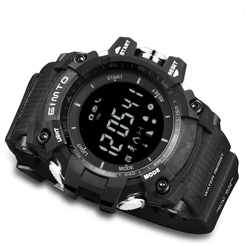 Женские часы Открытый цифровой светодиодный GIMTO relojes Femino Спорт Леди будильник Шагомер Bluetooth Водонепроницаемый Календарь женский wris
