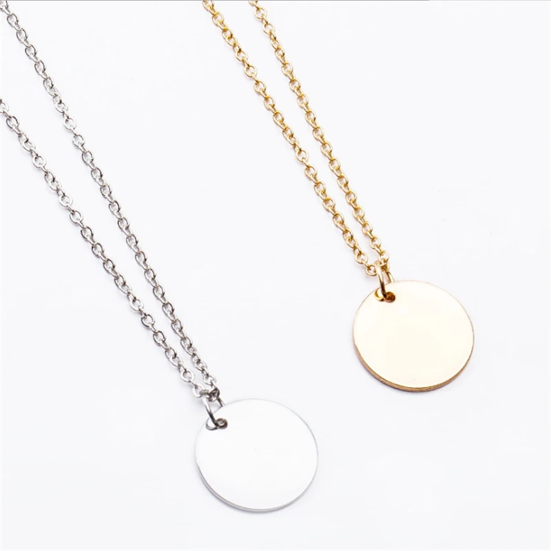 Новая мода Золотой Цвет оригинальная пленка кулон ожерелья для женщин подвески
