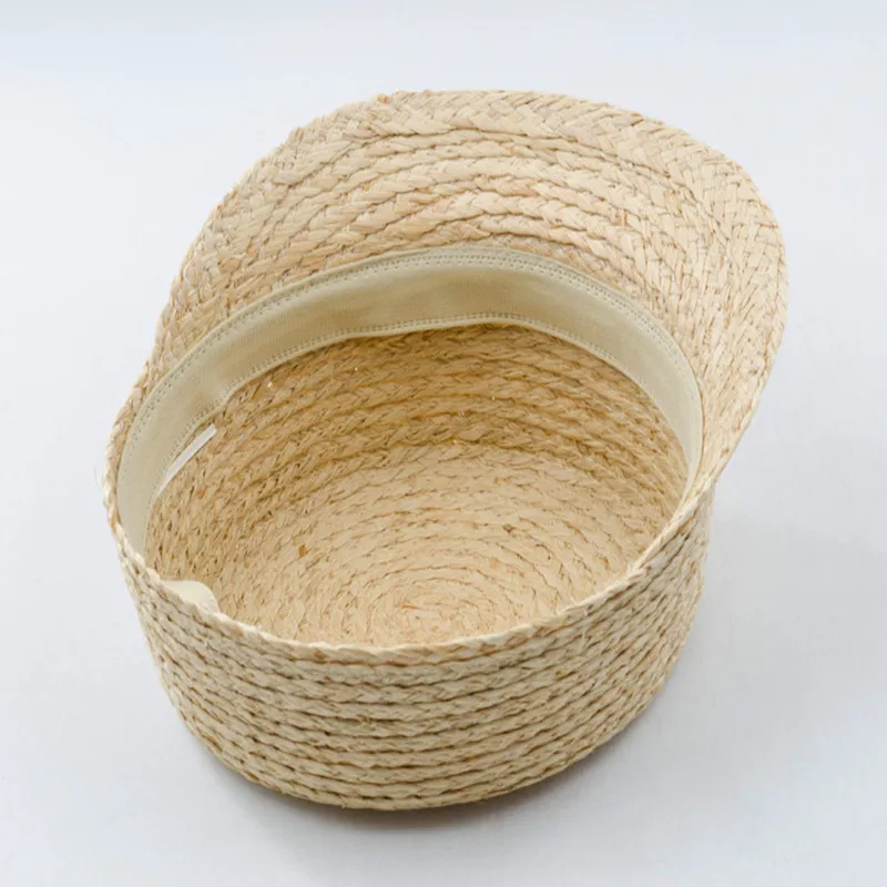 

2019 Spring and Summer Ladies Lafite Visor Hat Straw Sun Hat Women Summer Baseball Cap Lady Straw Hat Beach