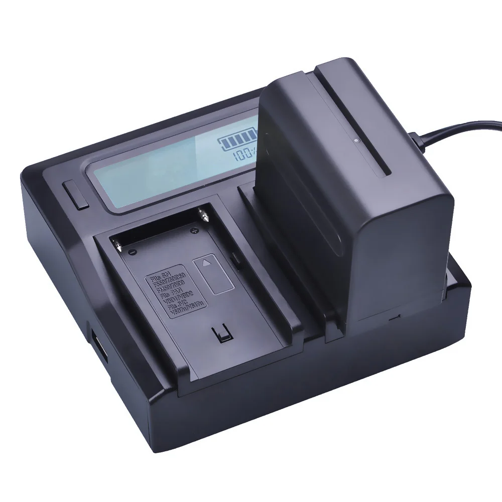 4pc 7200mAH NP-F970 NP-F960 NP F960 F970 Camera Battery +Ultra 3X fast Quick Charger for Sony F930 F950 F770 F570 CCD-RV100 | Электроника