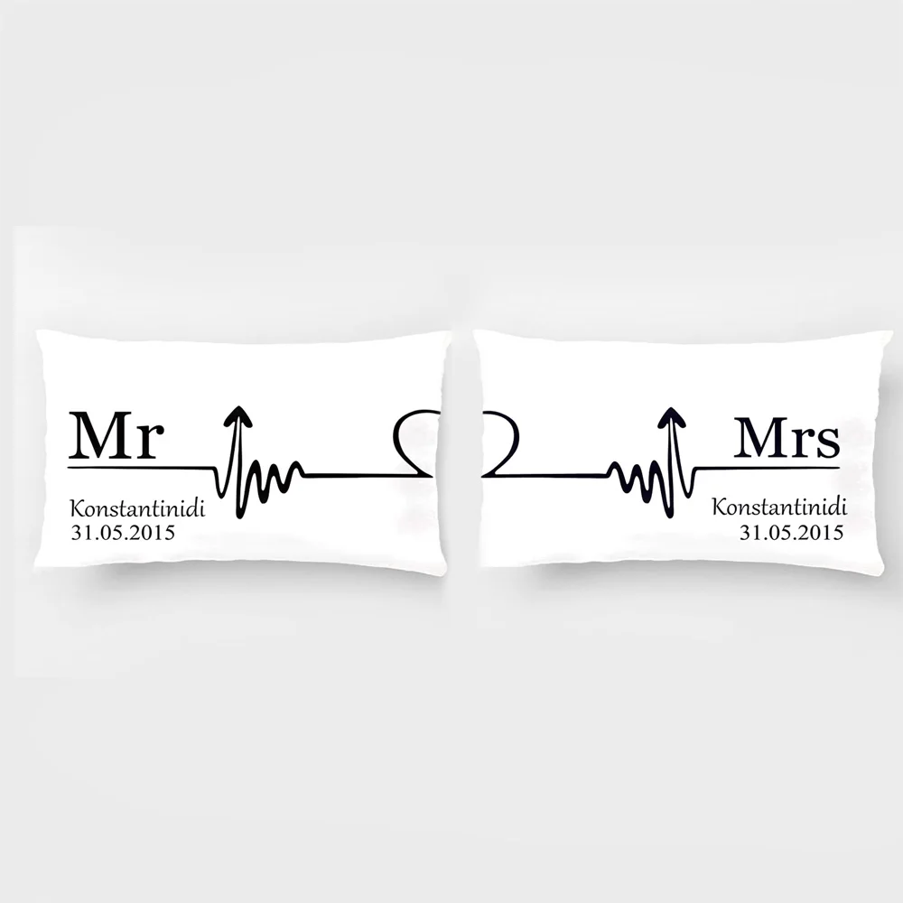 Чехол Mr And Mrs в виде подушки свадебный набор для пар украшение свадебные подарки