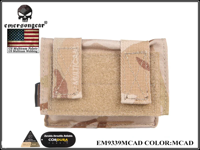 MCAD Новинка, Emerson gear, аксессуары для быстрого шлема, подсумок Emerson, чехол для тактического шлема, съемный чехол - Цвет: MCAD