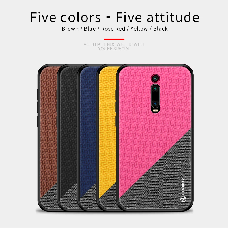 Чехол для Xiaomi Redmi K20 /K20 Pro K20Pro поликарбонатная ткань + силиконовая Противоударная