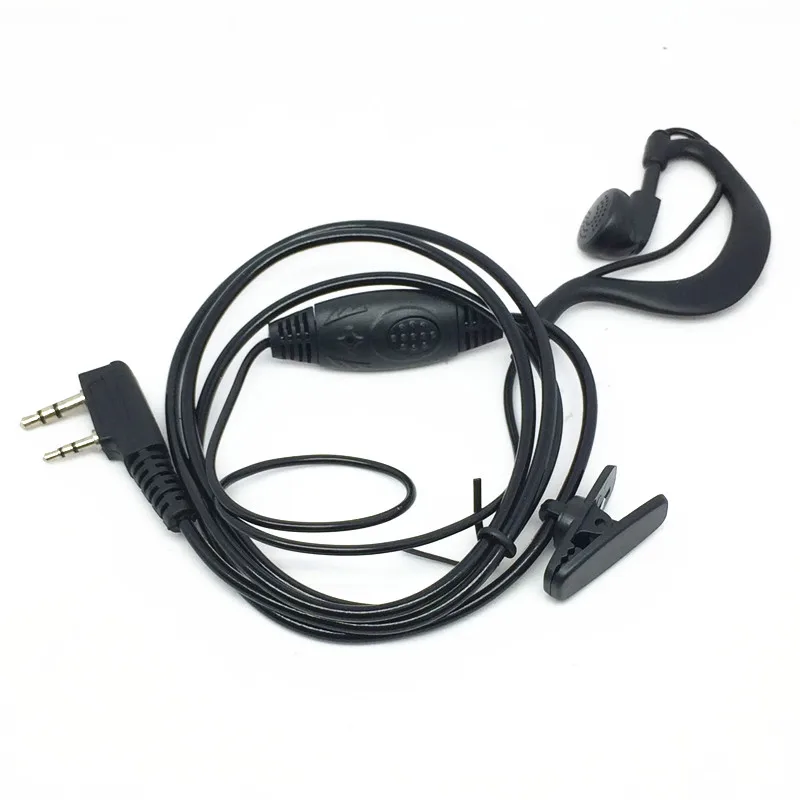 Новые Кристальные черные наушники baofeng BF888S UV5RE UV5REPLUS UV5RO для радиоприемников kenwood