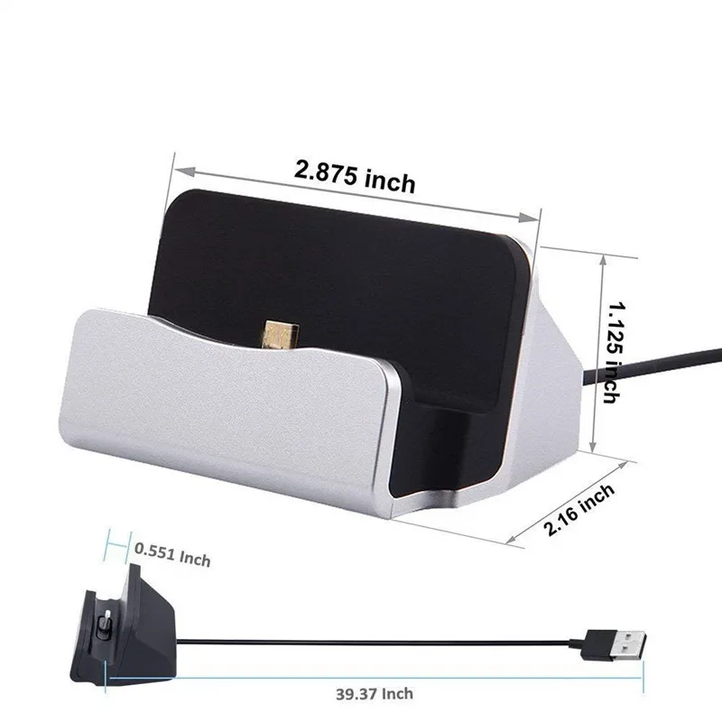 Док станция для зарядки USB Зарядное устройство Подставка samsung Galaxy S8 S9 Plus Note 8 9 A3 A5 A7