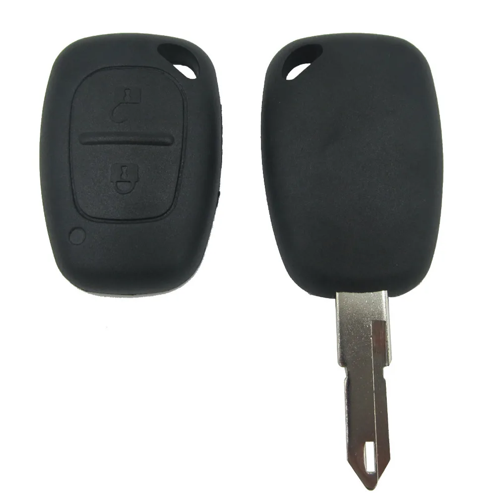 2 кнопки Uncut Blade Remote Car Key Refit чехол Чехол для Vivaro Movano Renault Traffic KANGOO NISSAN